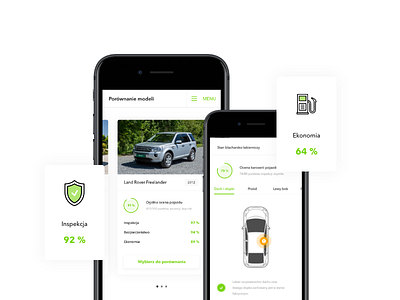 Car comparison auto car comparison inspection mobile ui vs