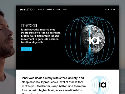 inner axis website anxiety axis breathing earth inner max stress strom website wellbeing yoga