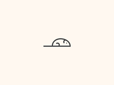Day 55 - Rat animal challenge daily icon illustration line minimal mouse negative space rat rodent