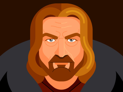 Eddard Stark character game king north stark thrones