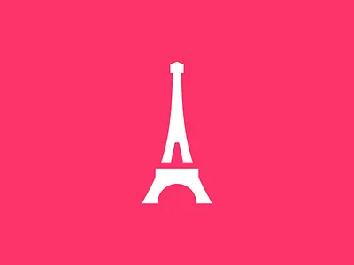 Paris icon Transavia Airlines custom icon design custom icons eiffeltower france icon icon design icons paris transavia
