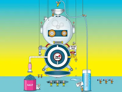 Robot Character 2d character characterdesign illustration illustrator vector