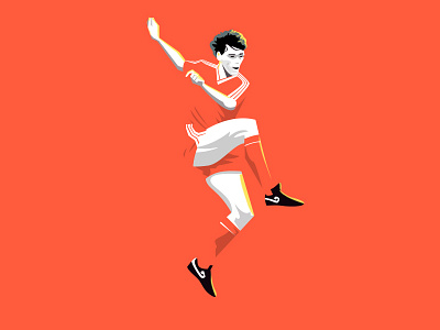 Marco Van Basten 1988 dutch football futebol holland illustration netherlands orange oranje photoshop soccer vanbasten