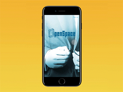 OpenSpace app animation app art direction concept gif interactive product design prototype ui ux