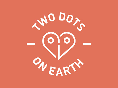 Two Dots On Earth - Logo dot icon logo map pinpoint tourism travel trip