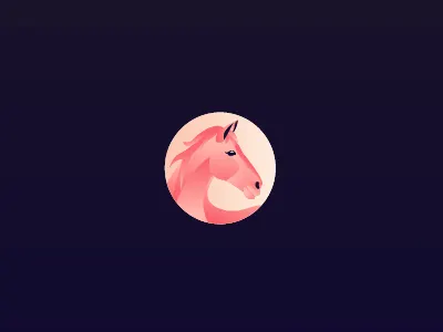 Horse Icon animal horse icon vector