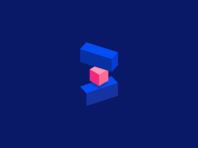 "I" letter 3d dailylogochallenge geometric isometric logo minimal