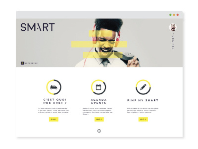 Smart, website branding ui webdesign