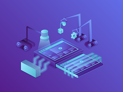 Wordpress Devops in Pressidium 3d befoolish devops graphic illustration isometric web wordpress