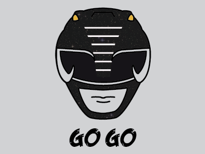 Black Ranger adobe icons nostalgia power rangers vector