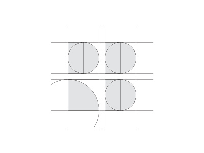 Rectenwald Brothers construction geometric grid logo minimal rectenwald shapes stable strong timeless