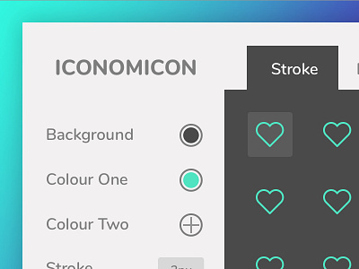 Iconomicon colour icon icon library iconomicon icons interface library menu. picker