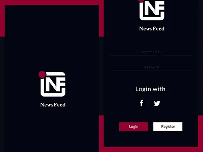 Splash and login app design illustrator photoshop ui ux