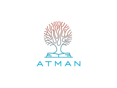 Atman armenia armenian bio book logo logotype mind olqinian psichology read reading tree