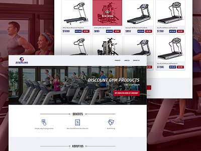 Get Discount on Gym Products apptunix design development dribbble dribbbleshot fitness gym sketch userinterface website workout