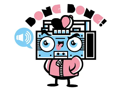 Boombox guy bong boombox recorder tape