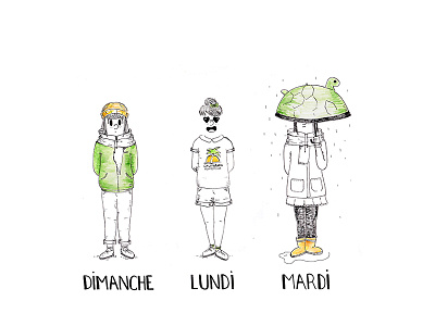 Météo montréalaise. illustration montreal