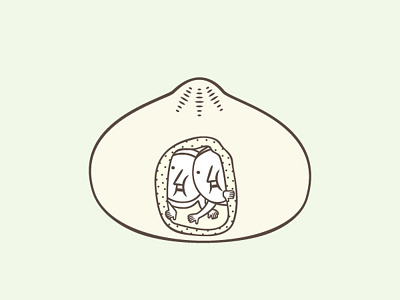 The Hiding-in-the-Wrong-Place Club: Baozi baozi bun chinese club dimsum food hiding