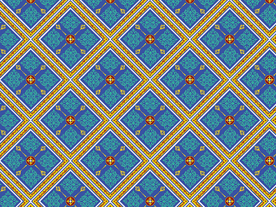 Turkish Pattern (No.5) colourful geometric istanbul pattern turkish vector