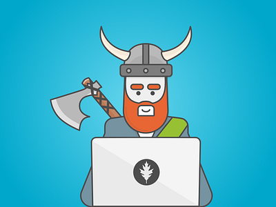 Viking axe developer larper larping macbook victory viking