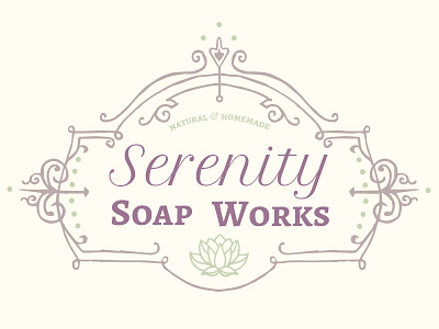 Unused / For Sale detail fancy lily lotus serenity soap soap company vintage work