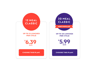 Mealpal meal plans. UI food meal mealpal plan ui
