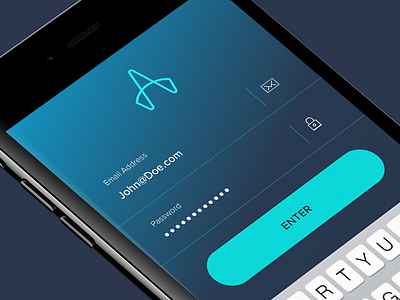 Sign In Input Field Explorations app float label ios log in mobile sign in