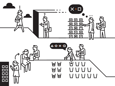 Research Process design emoticon graphic icon infographic pictogram process