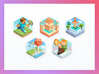 Theme icon design design icon minecraft theme