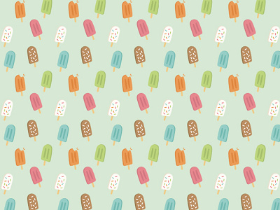 Ice Cream Fabric Pattern colorful multicolored pattern popsicle sprinkles