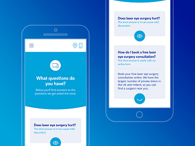 Accordian FAQ design faq opticians questions responsive ui ux web website