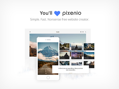 Travelers ❤️ Pixenio blog traveler vlog webdesign website