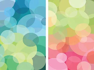 Bubbles bubbles color cool colors shades warm colors