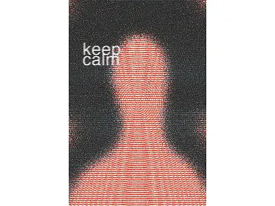 Aesthetic practicing design glitch graphic