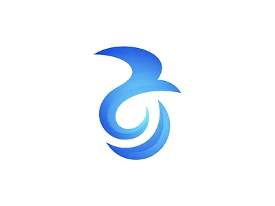 Bird animal bird colors design gradients graphic illustration logo mark vector wings