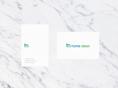 Home Clean - Business cards clean home home clean house clean logo logotype services