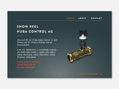 Portfolio 3D artist 3d brandon grotesque green orange