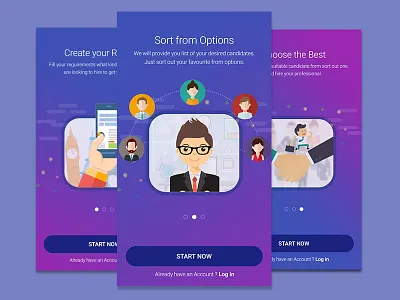 Onboarding Screen for Vendor Management App onboarding screen splash screen ui design ux design