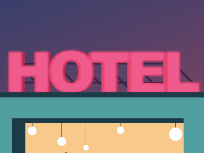 Neon Signs city free throw hotel illustration lights neon sign