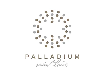 Palladium Saint Louis Logo circles event space logo metal palladium saint louis