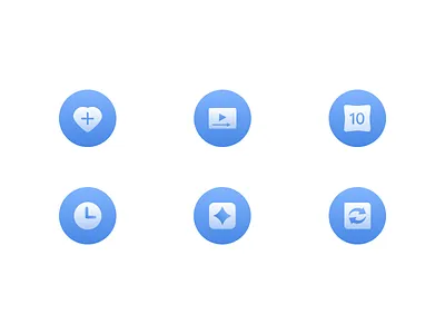A set of icon design app design icon ui