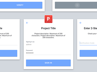 Authentication Flow authentication corner case flow loading login material sign in ui user interface verify