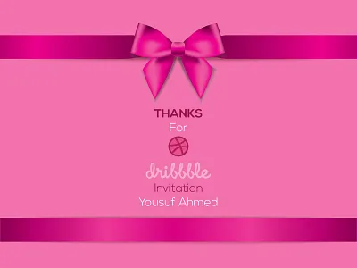 Hello Dribbble 1st Shot 1st design dribbble first graphic hello invitation invite shot thanks ticket typography