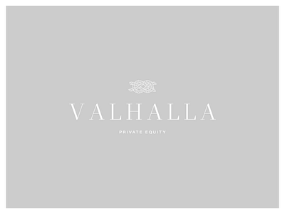 Valhalla branding illustration knot logo nautical sailboat v valhalla