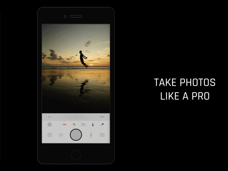 Camille App app brand camera educational ios photography photos ui