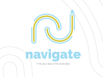 navigate coaching - logo proposal coaching logo monogram navigate proposal sign