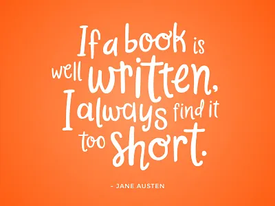 Austen austen font hand drawn hand lettering handwriting jane austen quote