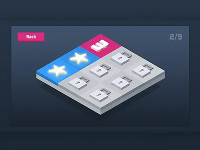 Tiles Puzzle - Game colorful fun game ios isometric ui