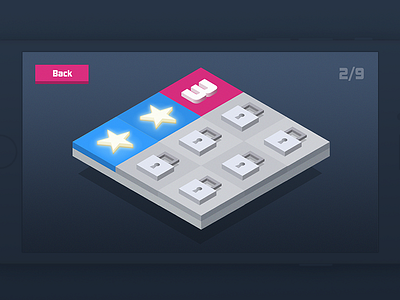 Tiles Puzzle - Game colorful fun game ios isometric ui