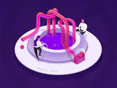 Hello Dribbble dribbble machine of strange the